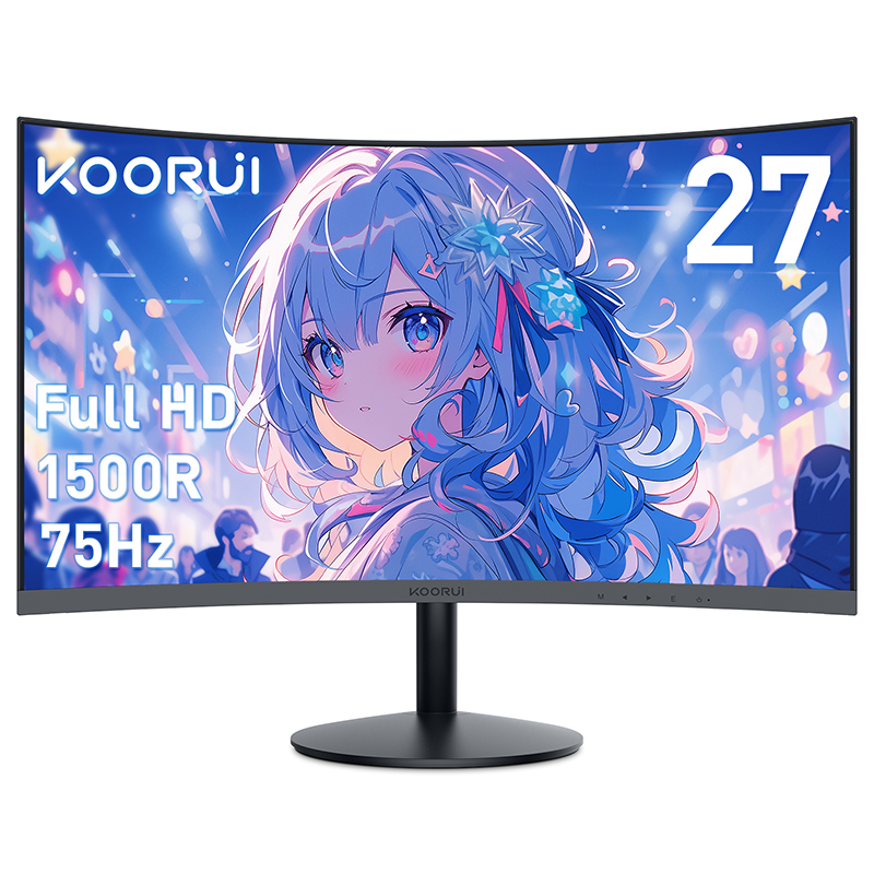 27インチ VA 75Hz FHD曲面モニター